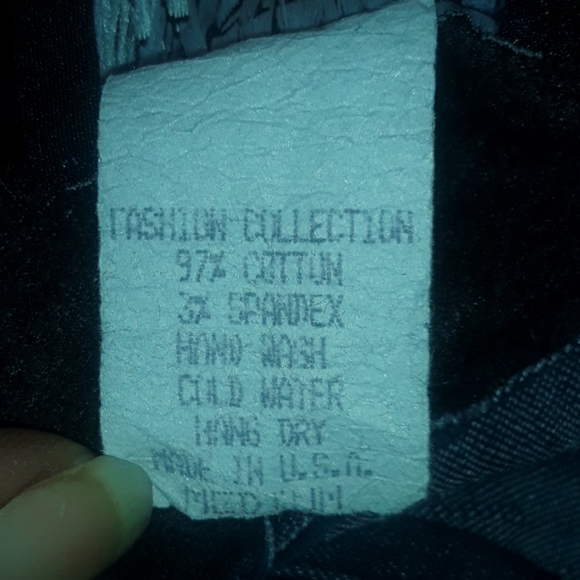 Denim midi skirt with side zipper closure - Picture 4 of 6